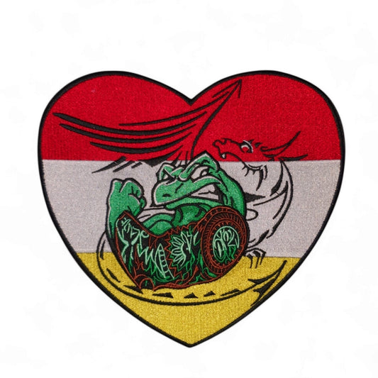 Rug embleem sleeve tattoo oetel in hart