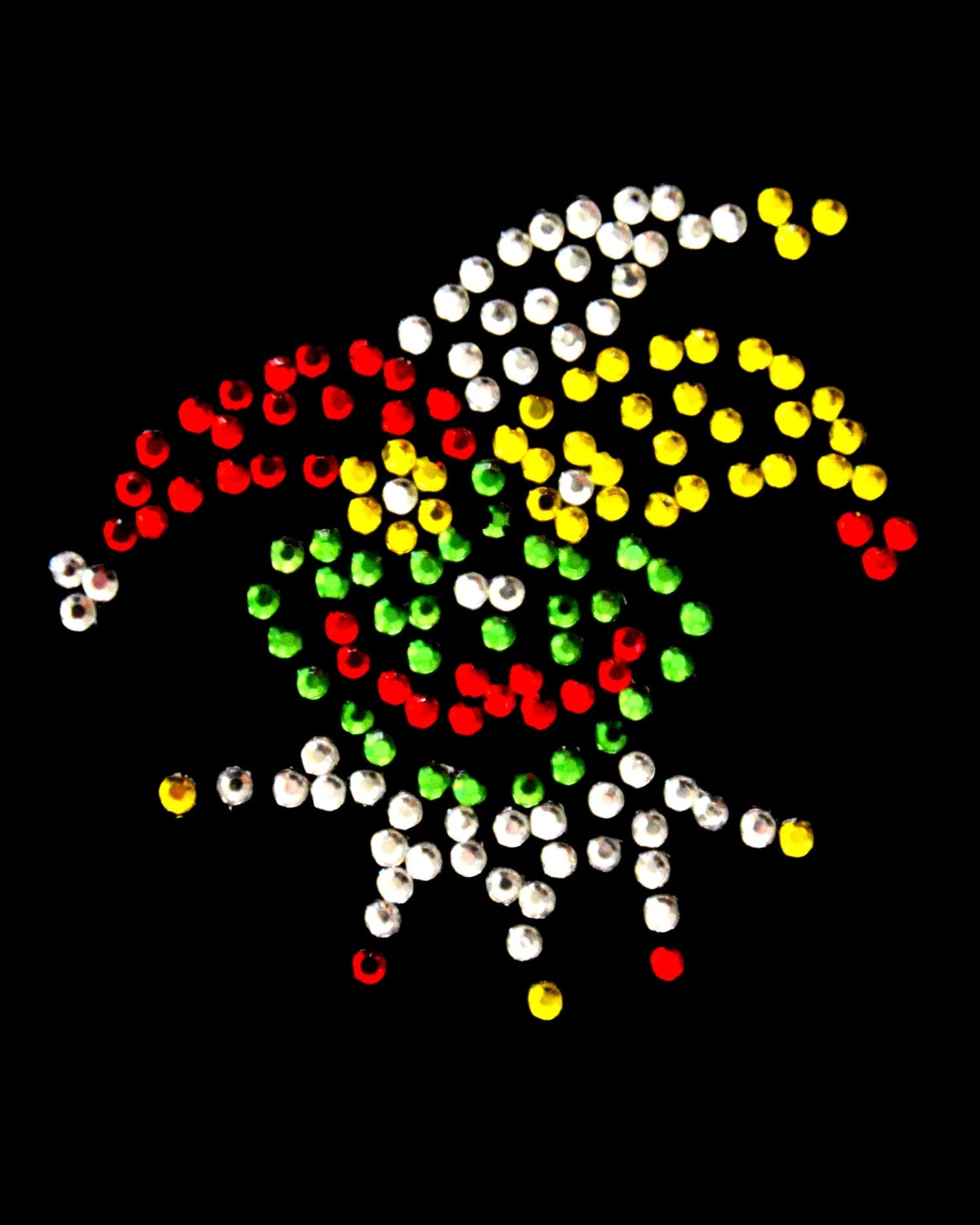 Oeteldonk ✨ Oeteldonk Rhinestone Narretje Klein S – Strass Bling Patch rwg - Oetel.club