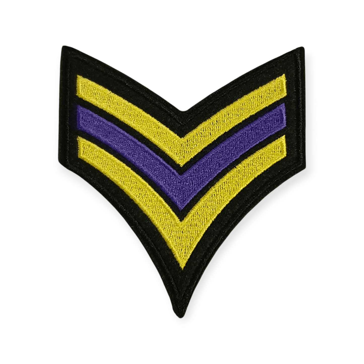 Oeteldonk sergeants streep geel - paars rwg - Oetel.club