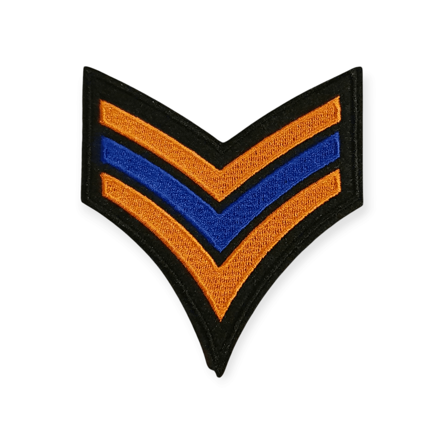 Oeteldonk sergeants streep Oranje - blauw rwg - Oetel.club