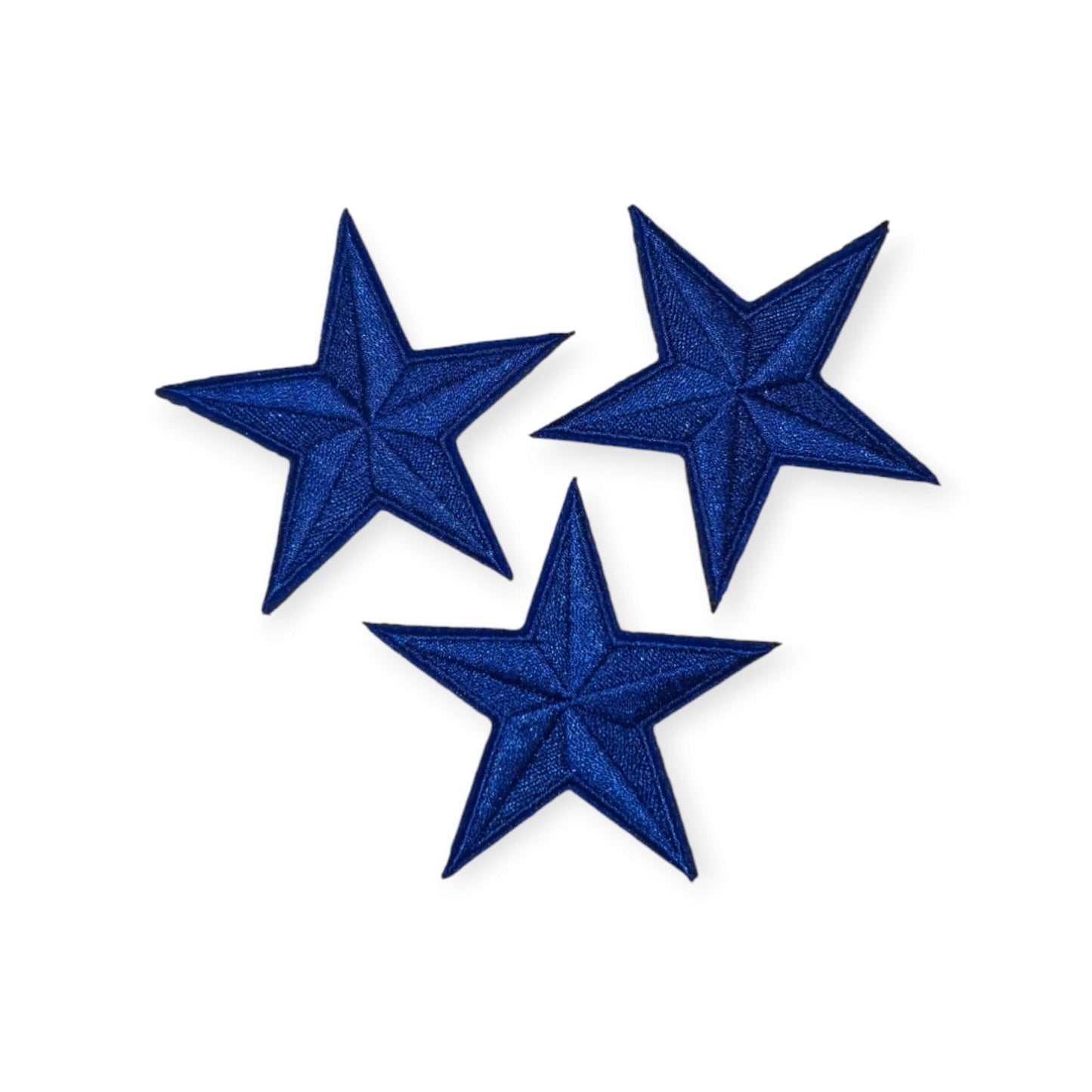 Oeteldonk Set van 3 blauwe sterrenemblemen rwg - Oetel.club