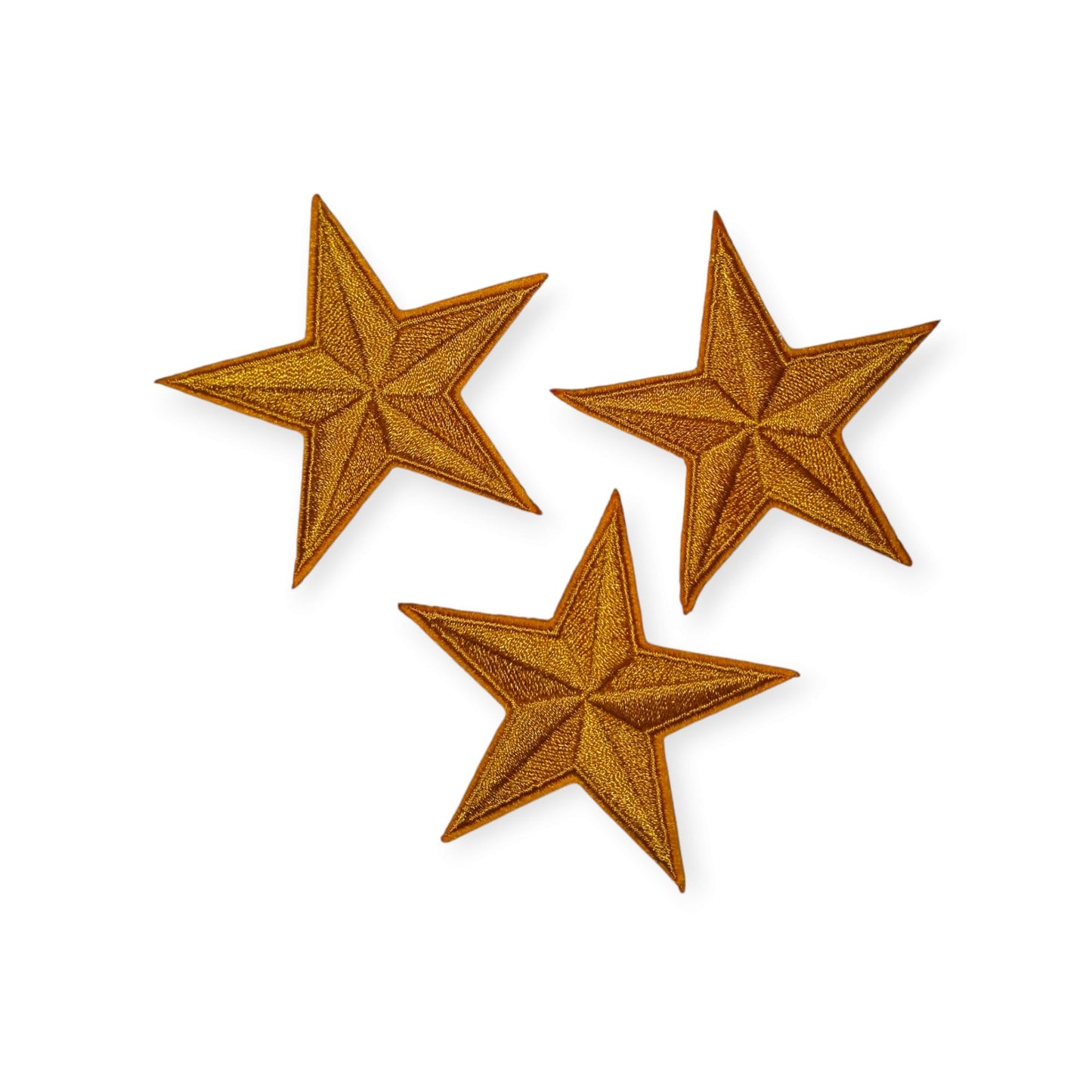 Oeteldonk Setje sterren emblemen goud per 3 stuks rwg - Oetel.club