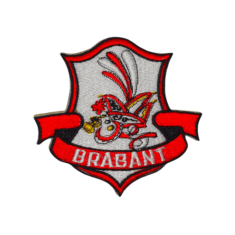 Middelgrote Oeteldonk Borduuremblemen – Rood Wit Geel | Oetel.Club Rosmalen - Oetel.club