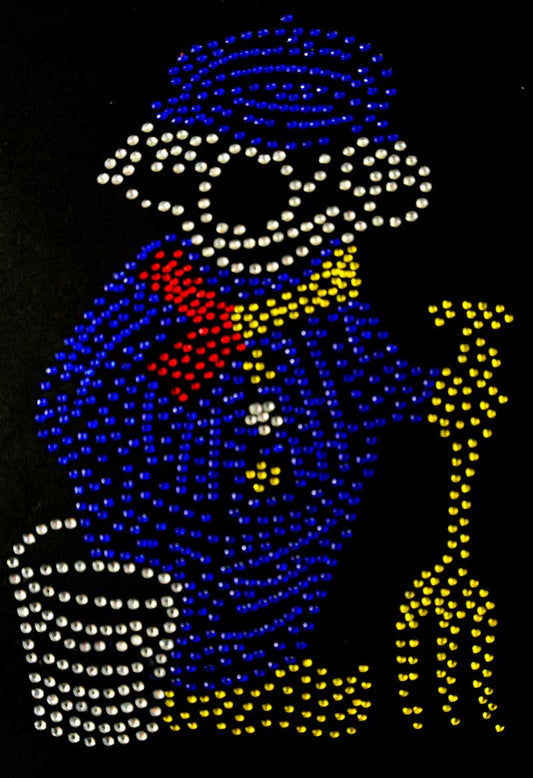 Oeteldonk strass applicatie boer Knillis met blauw