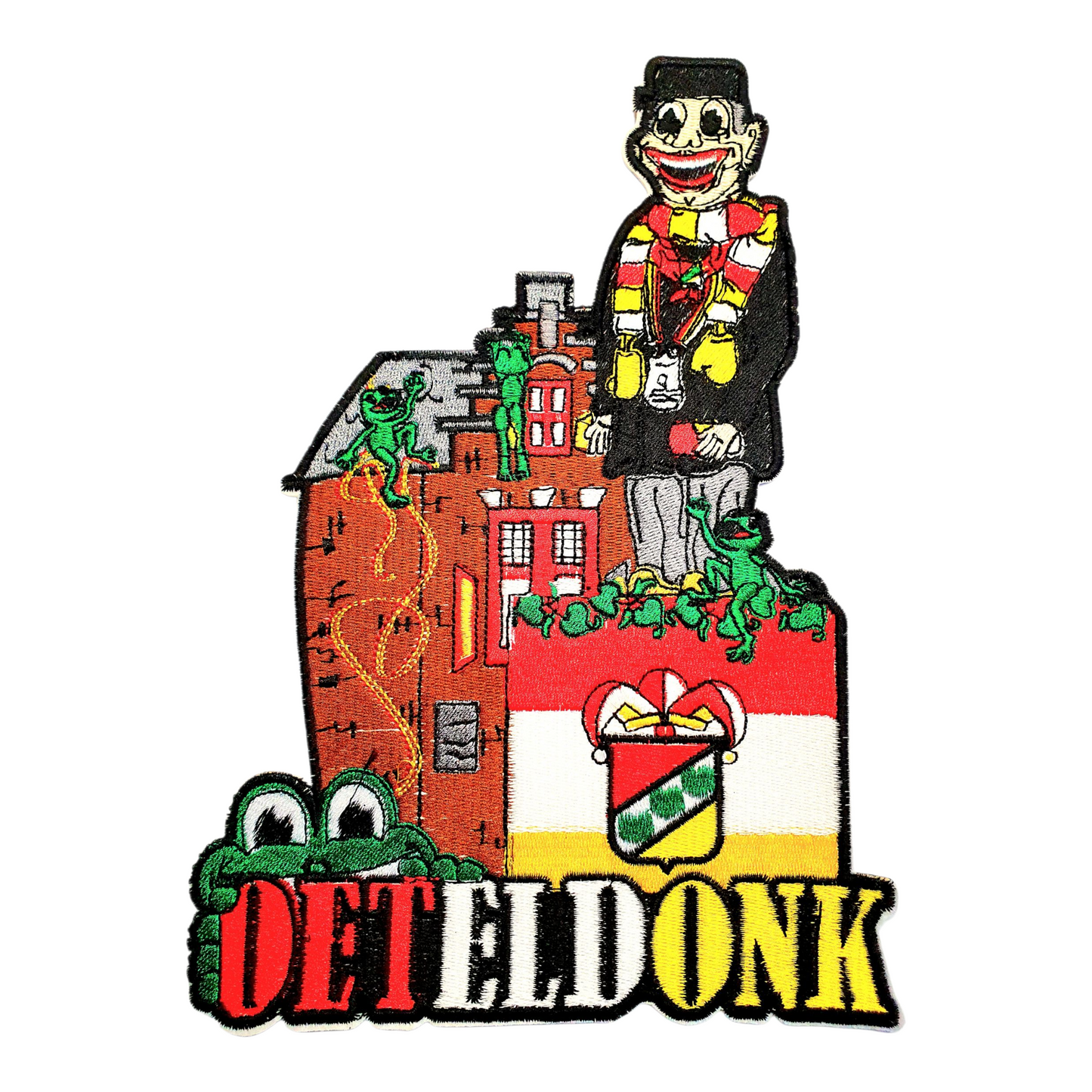 Oeteldonk Knillis & Kikkers – XL Patch (18x26 cm)