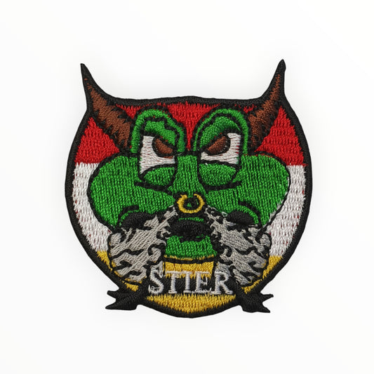 Sterrenbeeld patch Stier (Taurus) met warme, stabiele en aardse uitstraling.