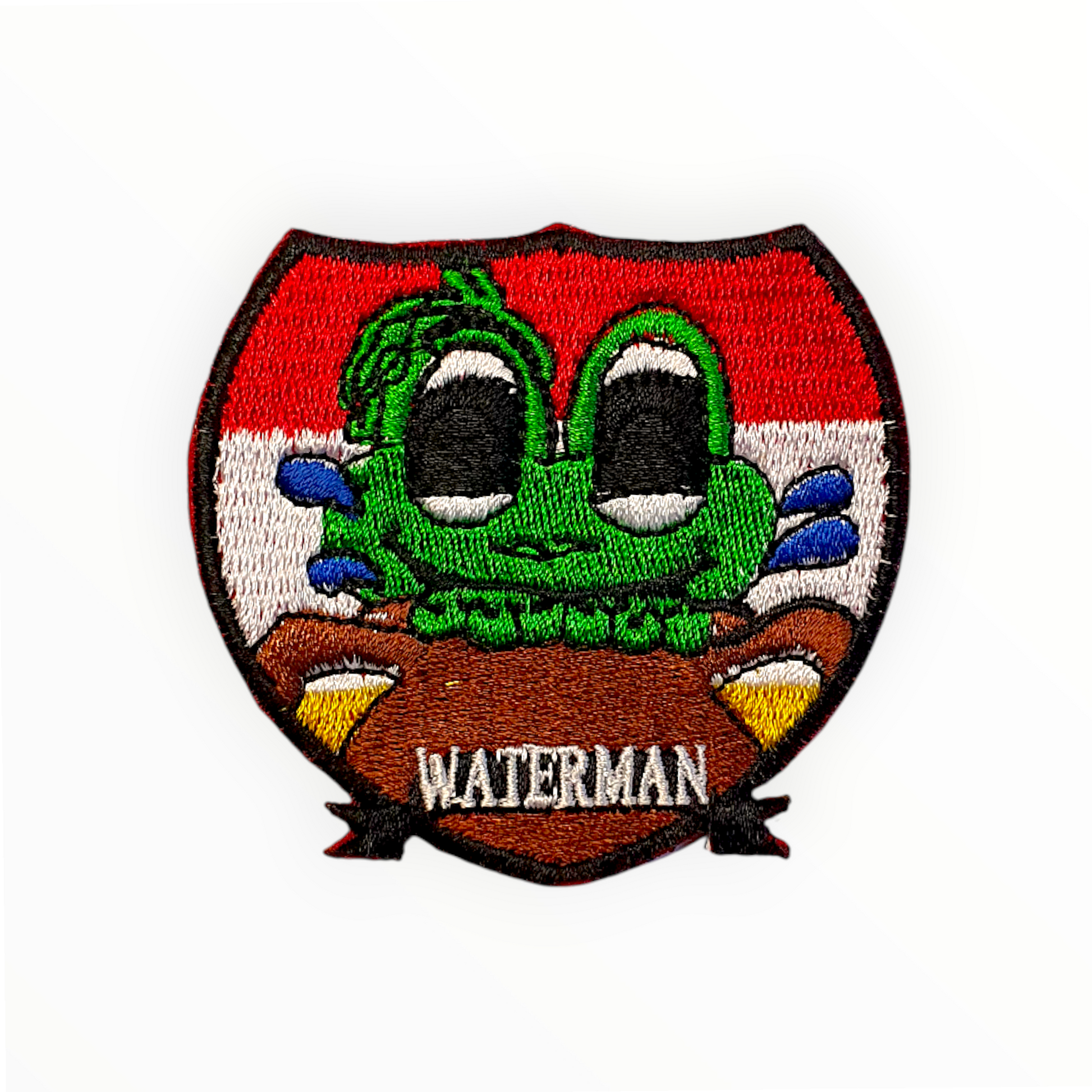 Sterrenbeeld patch Waterman (Aquarius) met creatieve, vernieuwende uitstraling.