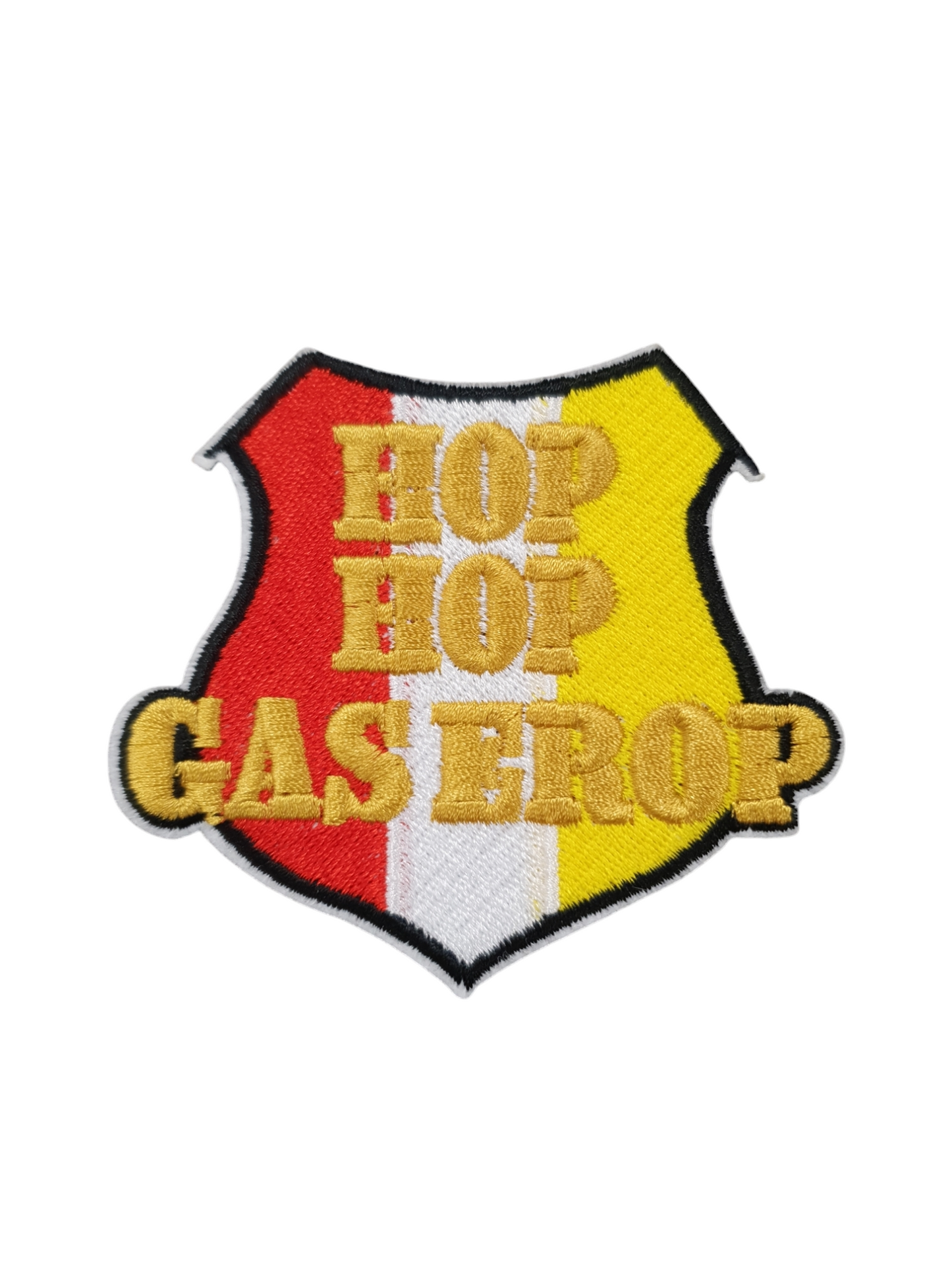 Oeteldonk embleem Hop Hop gas er op