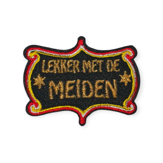 Embleem "Gezellig met de meiden"