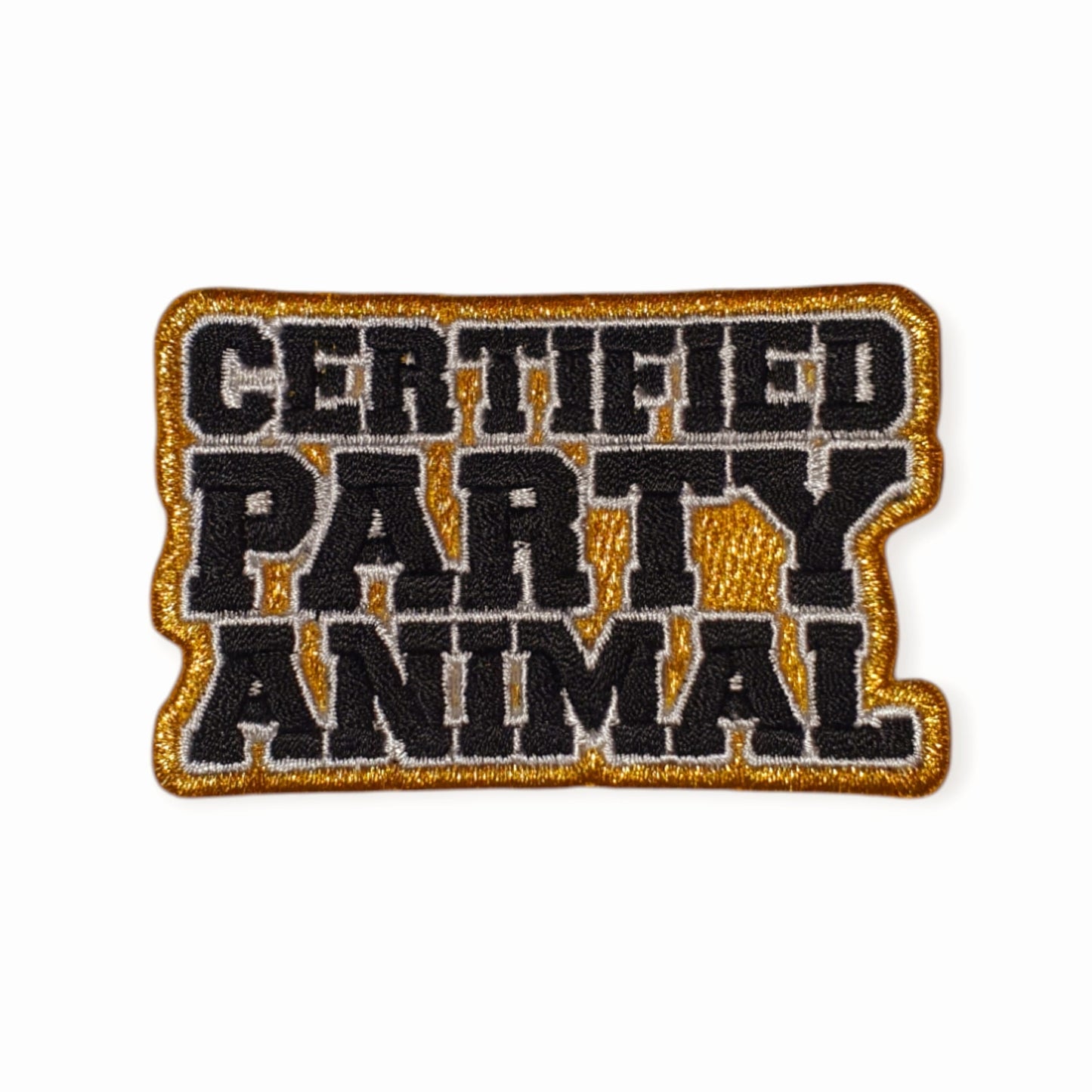 Certified PARTY animal embleem