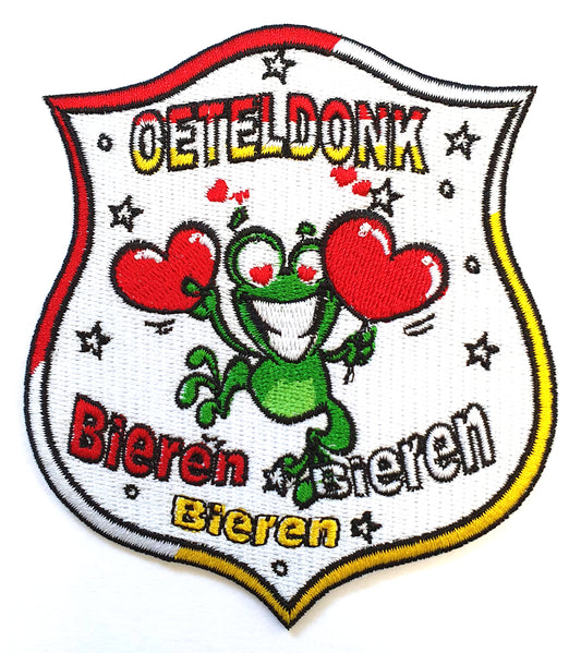 Oeteldonk borduur embleem oetel hartjes