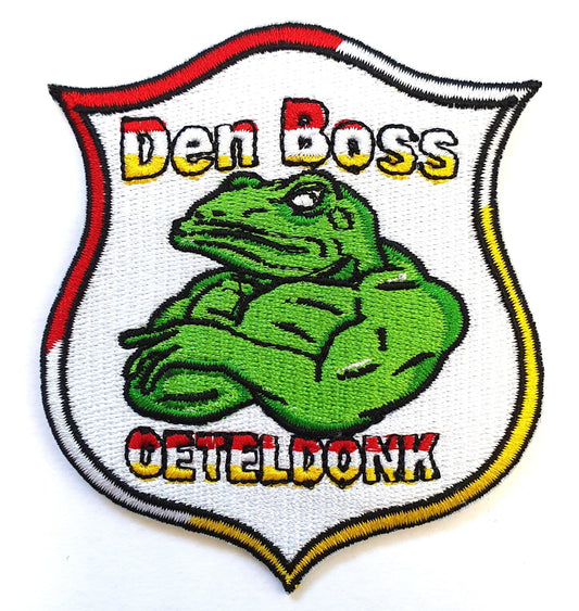 Oeteldonk Oeteldonk borduur embleem Den Boss rwg - Oetel.club
