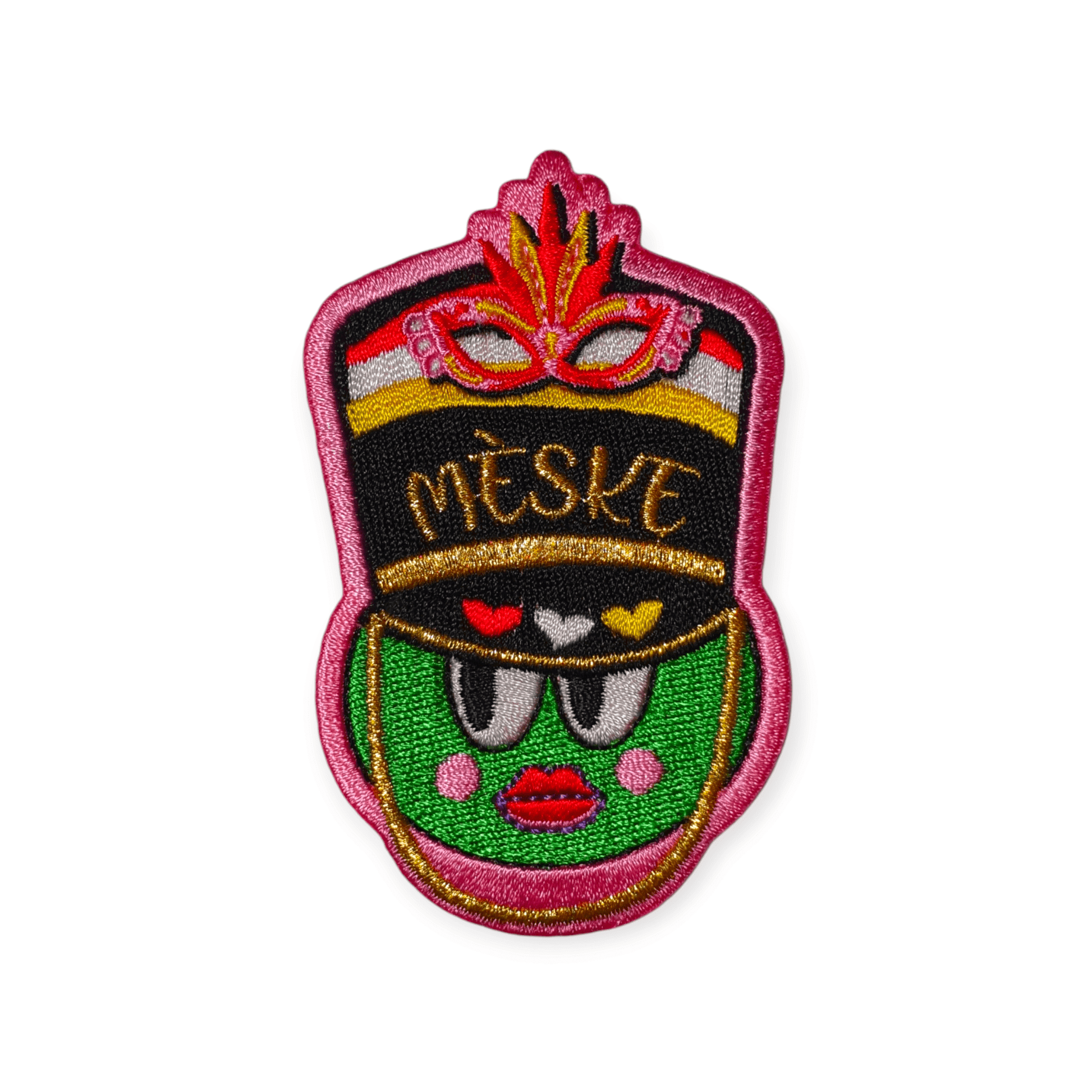 Oeteldonk Oeteldonk embleem Meske roze rwg - Oetel.club