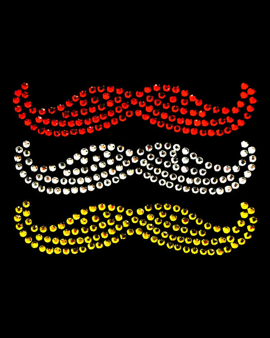 Oeteldonk Oeteldonk strass applicatie moustache oetelse kleuren rwg - Oetel.club