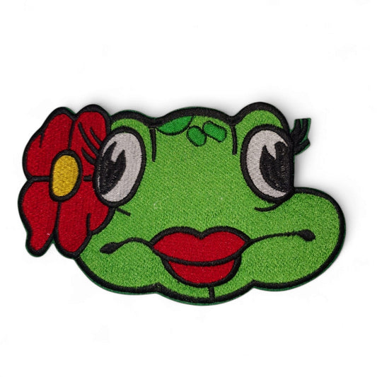 Oeteldonk Rug embleem oetel meske met bloem in haar rwg - Oetel.club