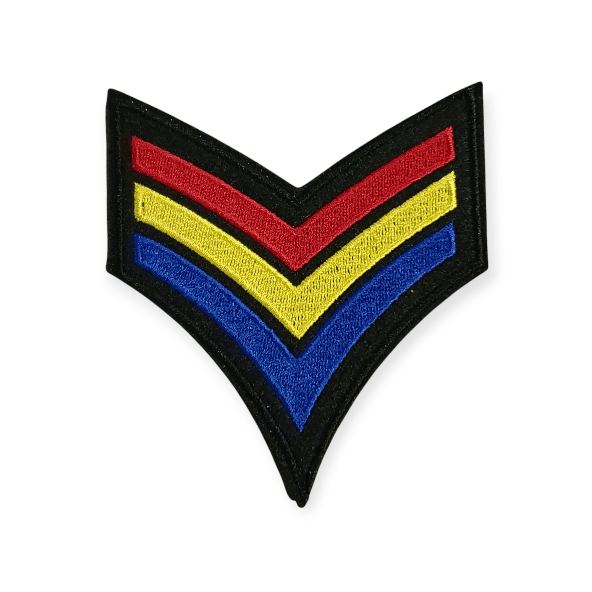 Oeteldonk sergeants streep Rood - geel - blauw schoenlapperland rwg - Oetel.club